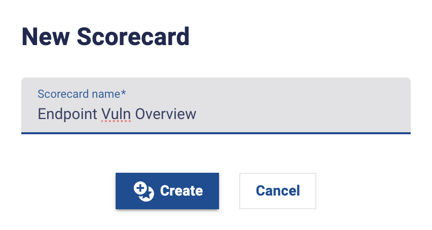 Name your scorecard