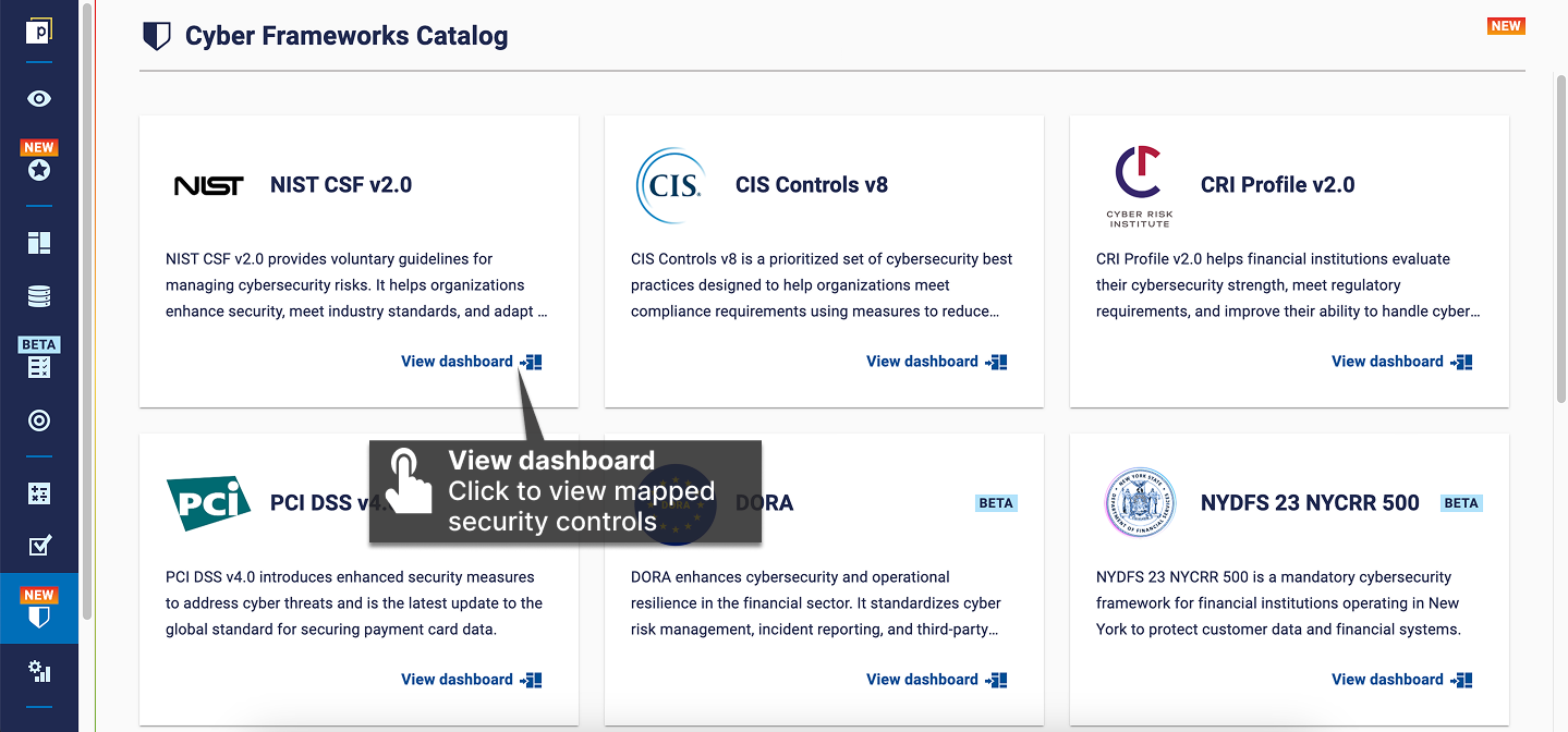 Cyber Frameworks Catalog