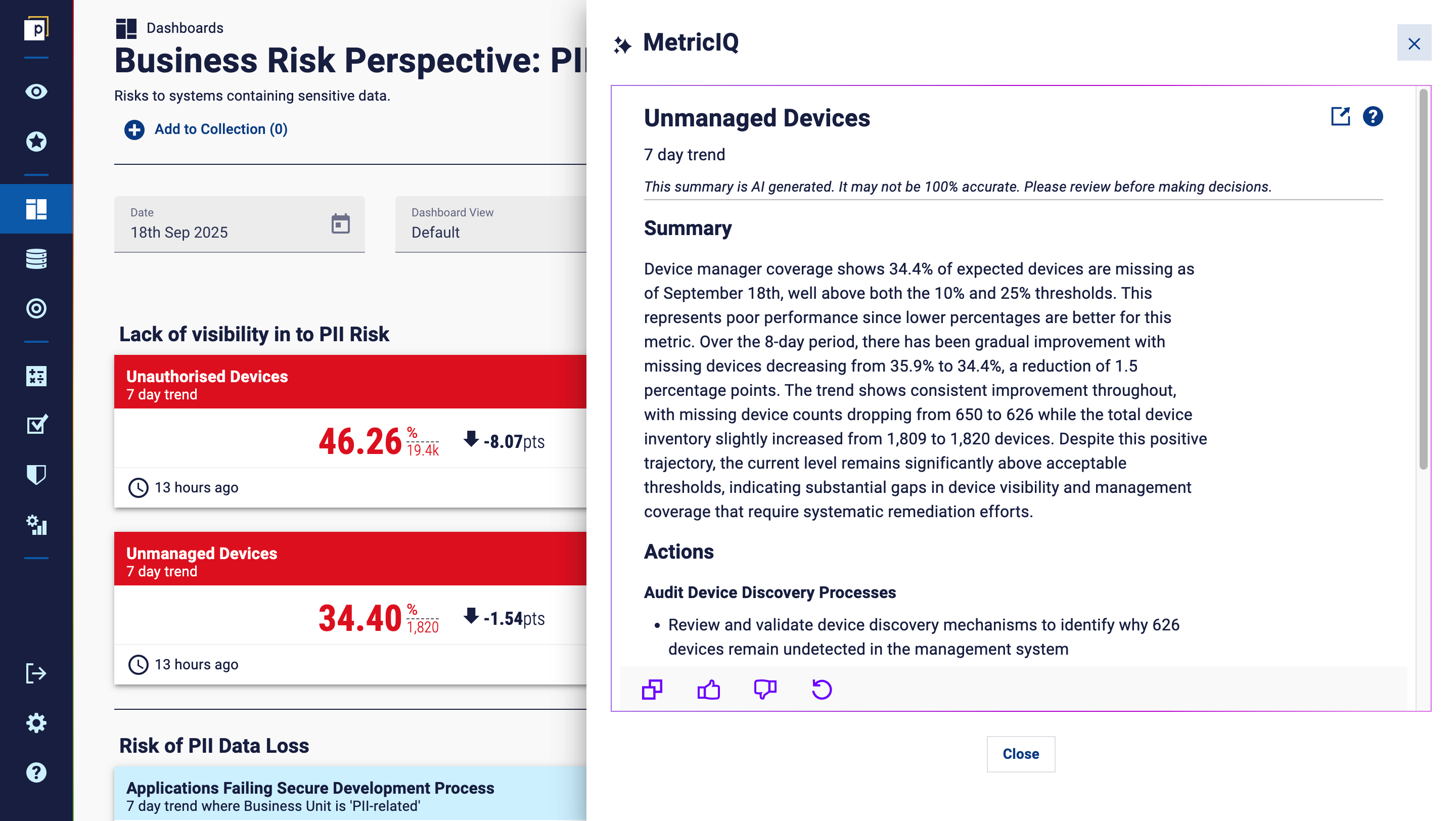 MetricIQ overview