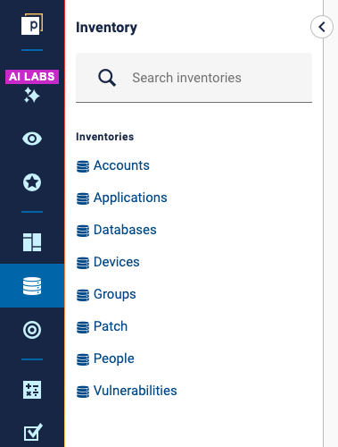 Select an Inventory to explore