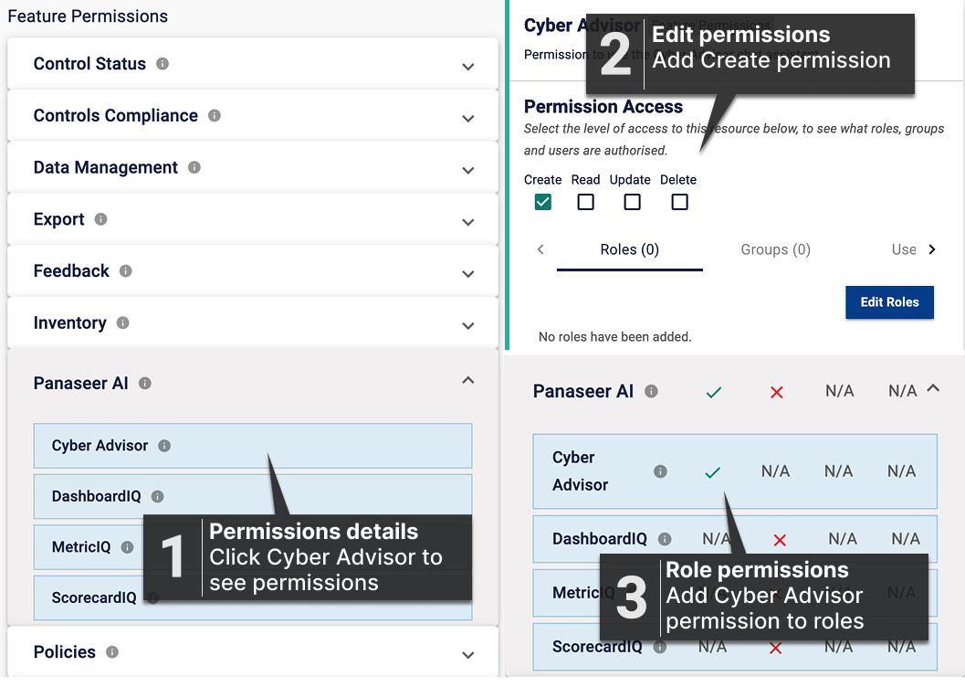 Control Cyber Advisor access